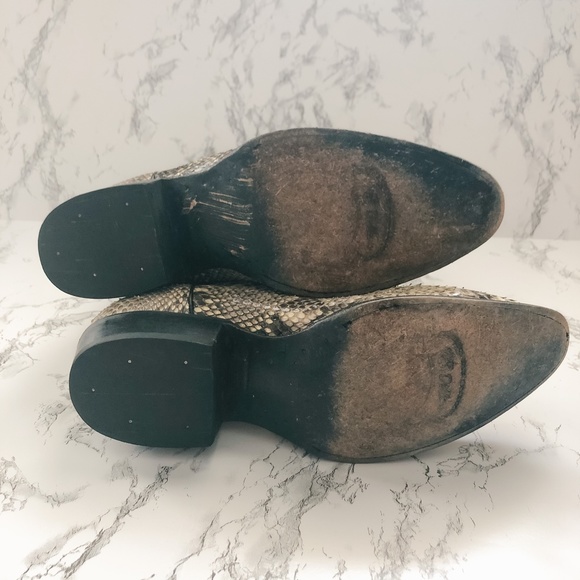 J. B. Dillon Reserve Snakeskin Leather Cowboy Boot - Picture 5 of 10